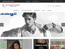 Tablet Screenshot of modaicinizde.com